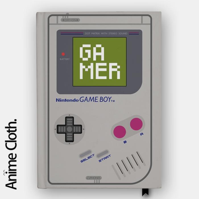 

Notebook Buku Nintendo Game Boy Jurnal Catatan Sekolah Kuliah Custom