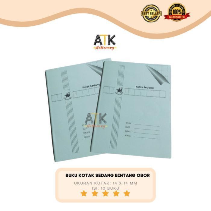 

Buku Tulis Kotak Sedang Bintang Obor 38 Lembar atk