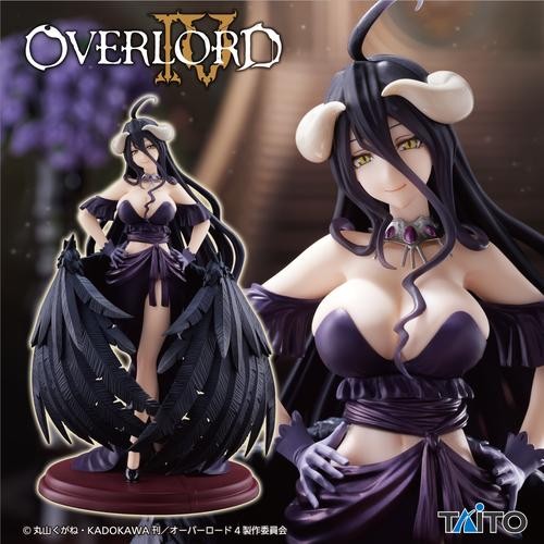 ORIGINAL Ready Artist Master Piece AMP Figure Albedo Black Dress Ver Overlord (20cm) Mainan Anime To