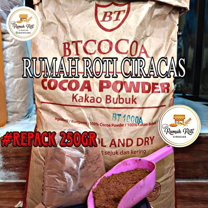 

BT COCOA POWDER KAKAO BUBUK BT1000A REPACK 250GR COKELAT CHOCO
