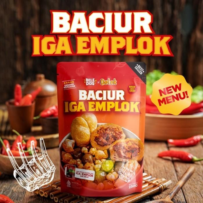 

[Buy 2 Get 2] Paket 4 Hemat Mix Varian Bakso Aci Instan Baciur Iga / Baciur Tetelan / Baicur Bunting