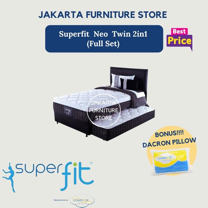 Springbed Comforta Superfit 2In1 Neo Twin Uk.120X200
