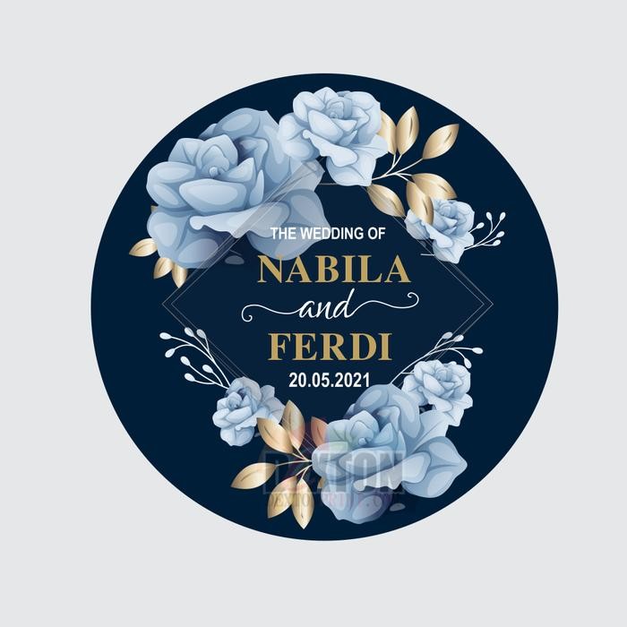 1 Pack Sticker Stiker Bulat Ucapan Terimakasih Pernikahan Souvenir #Gratisongkir