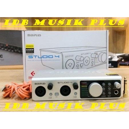 Ready Stock Soundcard Recording 4 Channel Midiplus Studio 4 Original Garansi