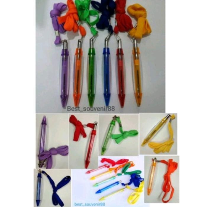 Pulpen Cabe Tali / Pulpen Plastik Promosi