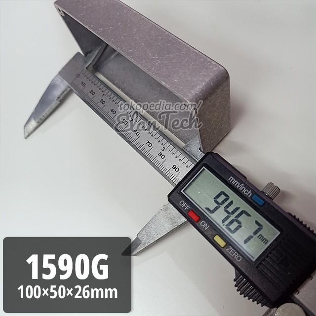 (Expert) Casing Alumunium 1590G Box Efek Gitar dsb Aluminium 1590 G ElanTech