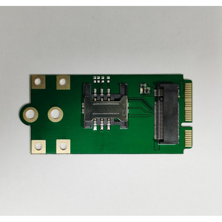 NGFF to Mini Pcie Adapter with SIM card slot M.2 to PCIE transfer card For 3G 4G LTE 5G module