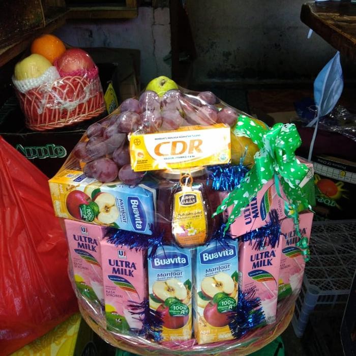 

parcel buah Madu dan minuman segar
