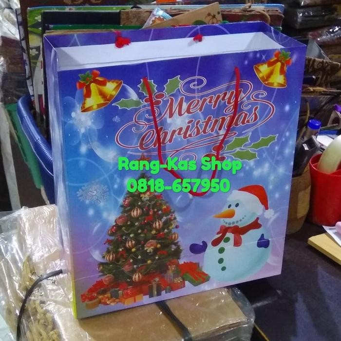 

Paper bag Christmas Natal Folio Laminating karton