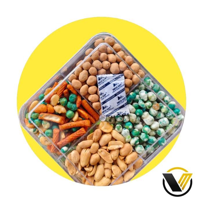 

Paket Kacang Mix Toples 4 Sekat