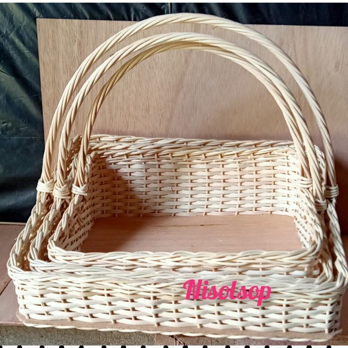 

kerajang parsel buah bentok kotak sandar polos 1 set isi 3