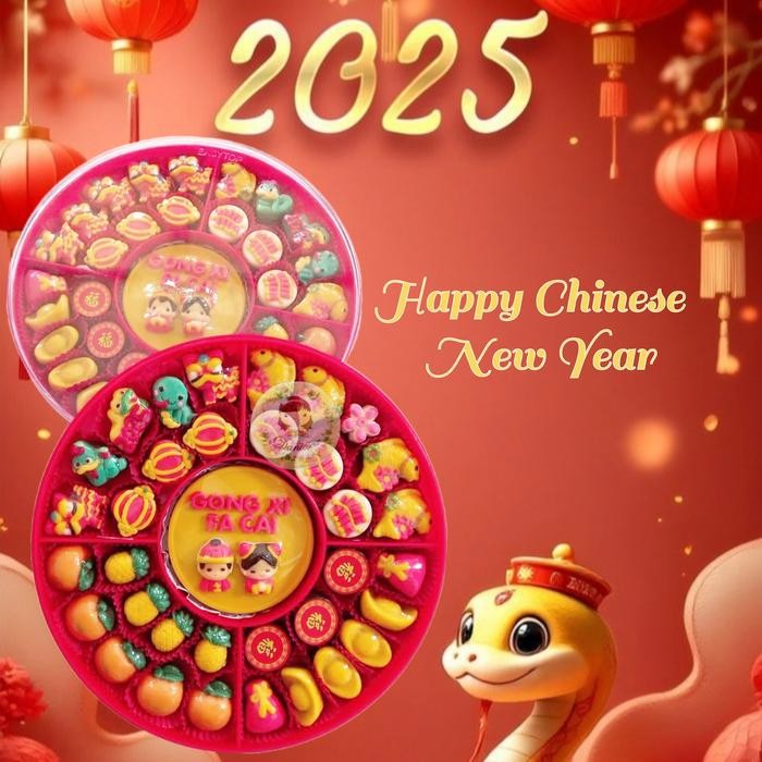 

candy tray - coklat karakter imlek