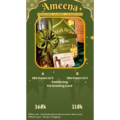 

EID HAMPERS (LEBARAN HAMPERS RAMADHAN) - MIE FROZEN HALAL - AMEENA