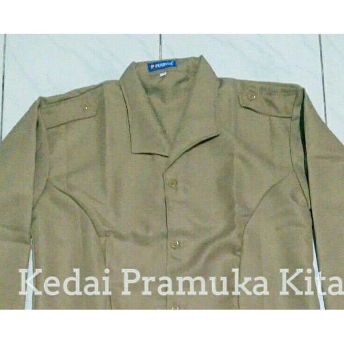 (Expert) Baju pembina putri pramuka panjang Baju pembina putri tangan panjang