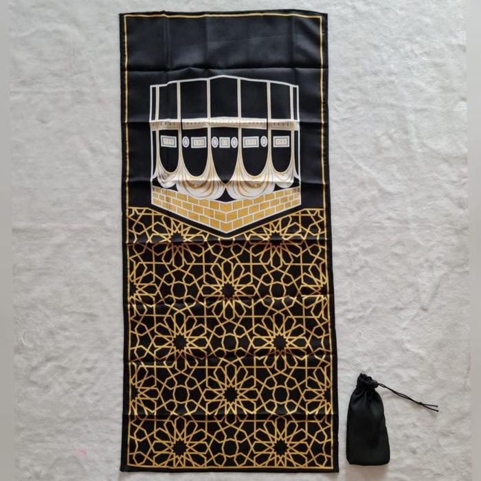 Sajadah Travel Kiswah Hitam Sajadah Traveling Pouch