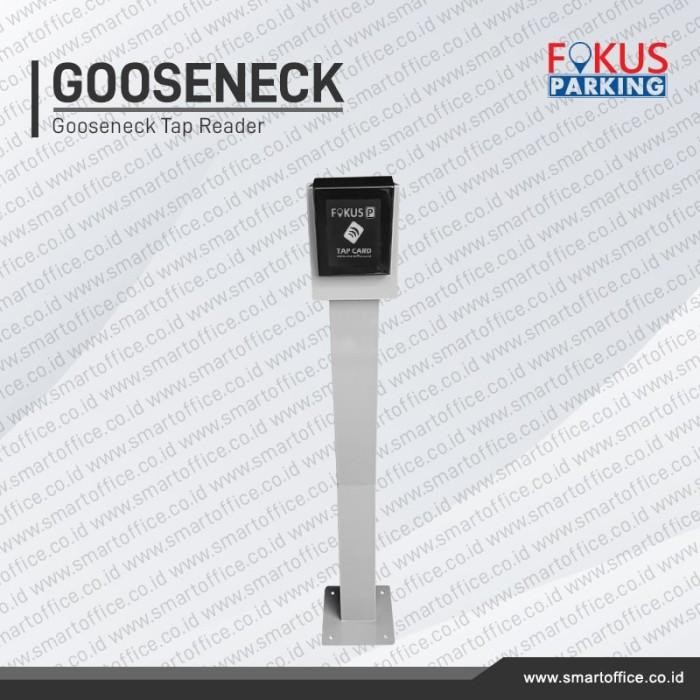 [Expret] Tiang Gooseneck Tap Reader RFID Portal Otomatis Perumahan Cat Coating