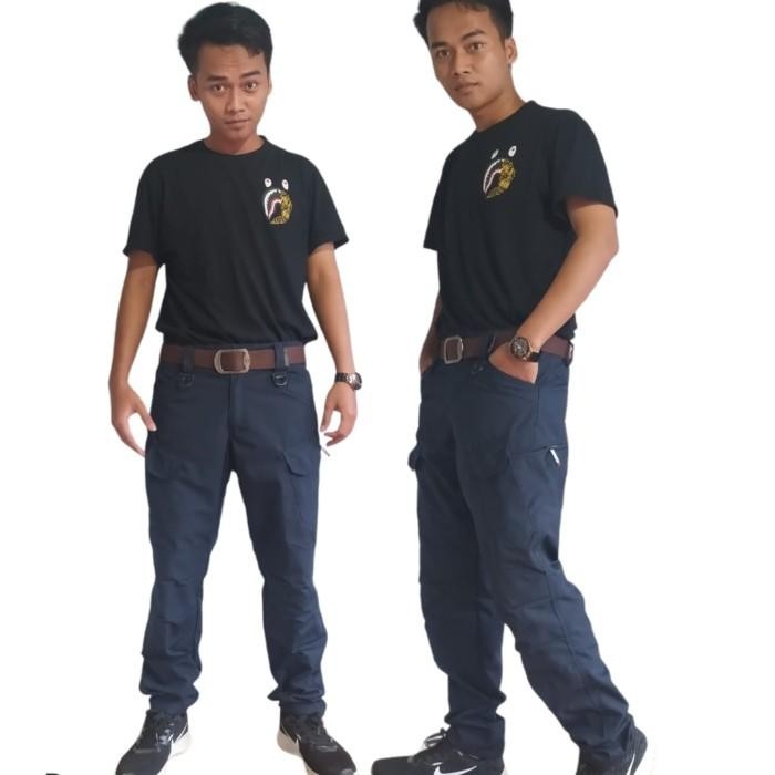 (Expert) CELANA TACTICAL BIRU DONGKER , CELANA TAKTIKAL NAVY, CELANA CARGO PRIA