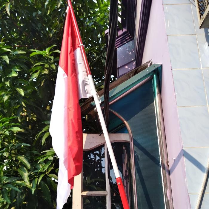 tiang merah putih 3m + bendera
