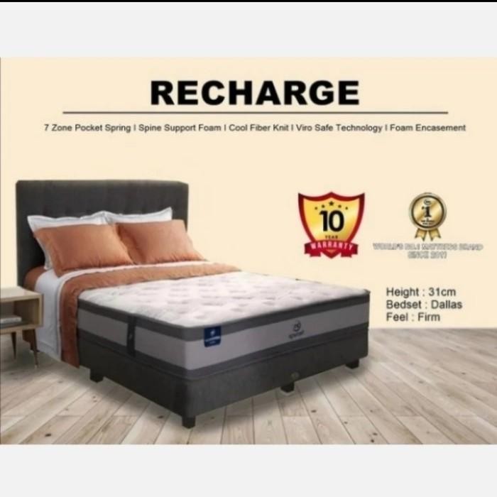 Kasur Serta Springbed Rearge (Mattress Only) - Ukuran 120X200
