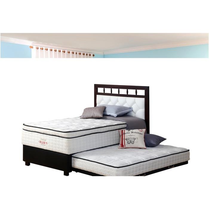 Guhdo Kasur Springbed 2In1 Ruby Medallion 120X200 - Full Set 120 X 200