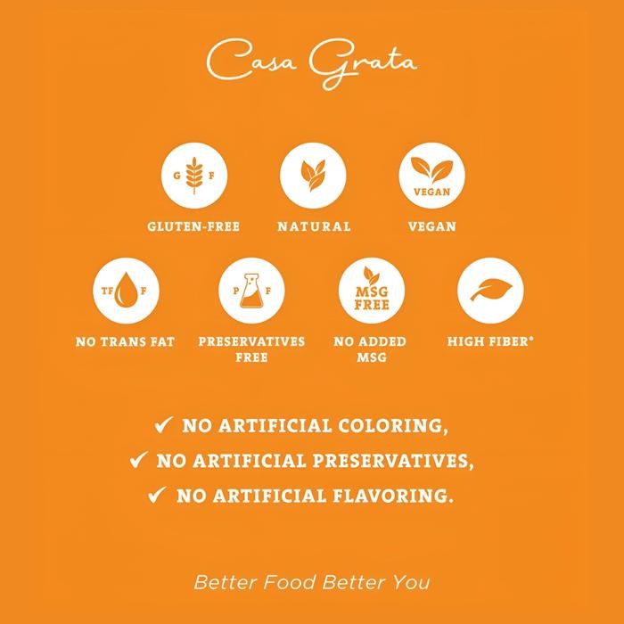 

Baked Vegan Crackers by Casa Grata 70 gram - Snack Vegan/Snack Gluten Free