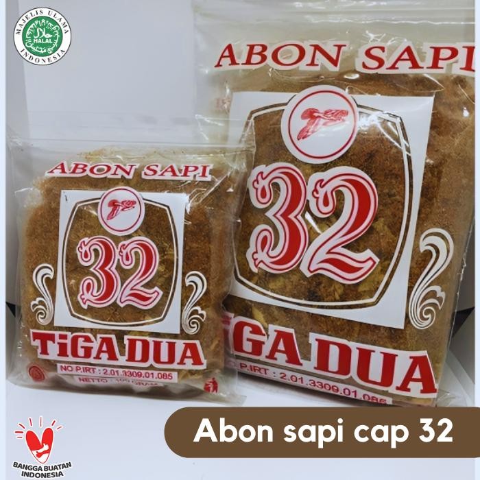 

Abon Daging Sapi Asli Super Cap 32 100 gram/250 gram Murah Halal