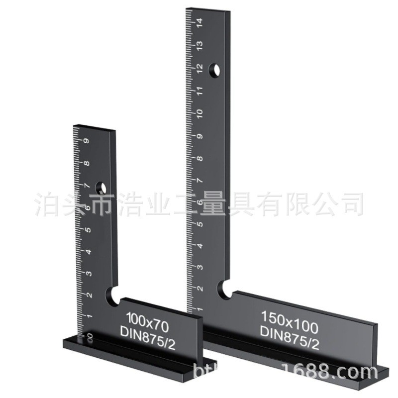 

Penggaris Siku Aluminium 90 Derajat 150x100mm dengan Skala 100x70 - Alat Ukur Presisi untuk Tukang Kayu & Teknisi |UD5CZOTV|