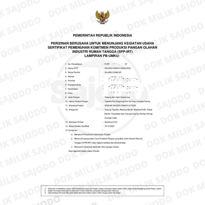 

SEBLAK INSTAN SAJODO SNACK & FOOD