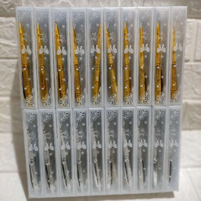 

100 PCS SOUVENIR PULPEN KEMASAN MIKA