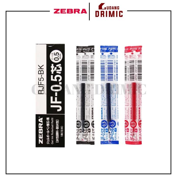 

Isi Refill Pulpen Zebra Sarasa Clip Gel 0.5 / 0.7 / 1.0 mm - 1 box isi 10 pcs