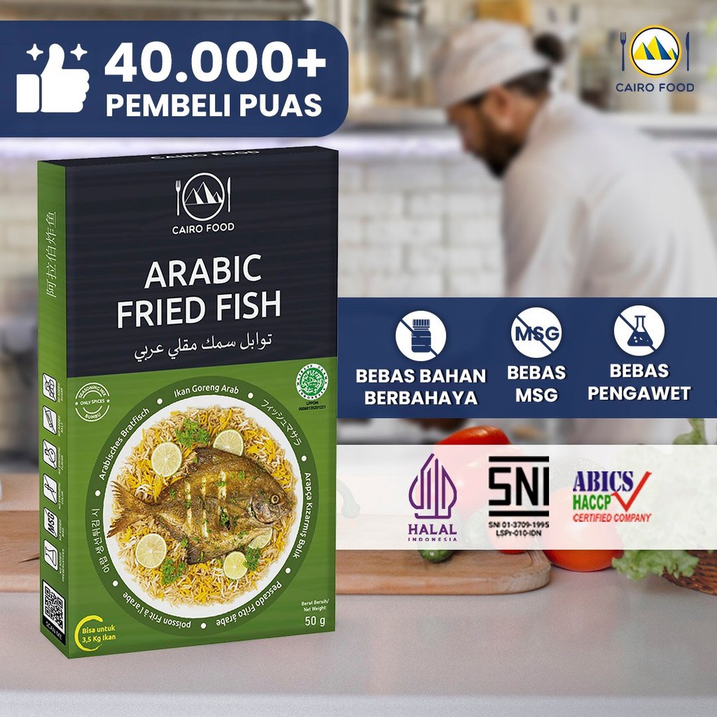 

Cairo Food - Bumbu Ikan Goreng Arab Asli Rempah