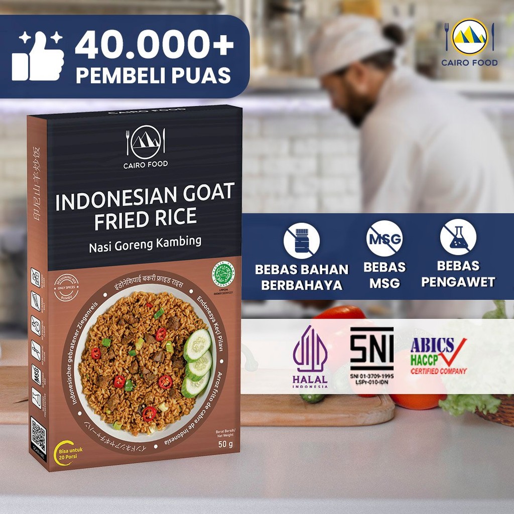 

Cairo Food - Bumbu Nasi Goreng Kambing Asli Rempah