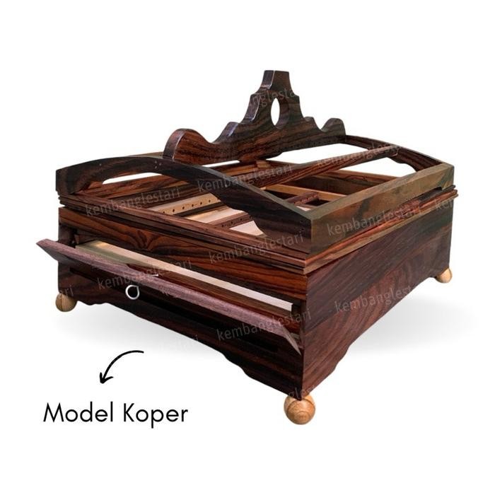 Sangkar Burung kayu Sono Keling Sangkar Ciblek No 4 Sangkar Prenjak Sangkar Kotak Full Set 3 Sabuk