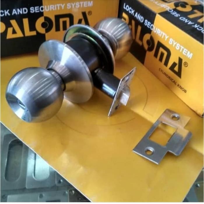 BEST PALOMA CKP 302, KUNCI BULAT PINTU, KUNCI KAMAR MANDI, STAINLESS STEEL TERMURAH