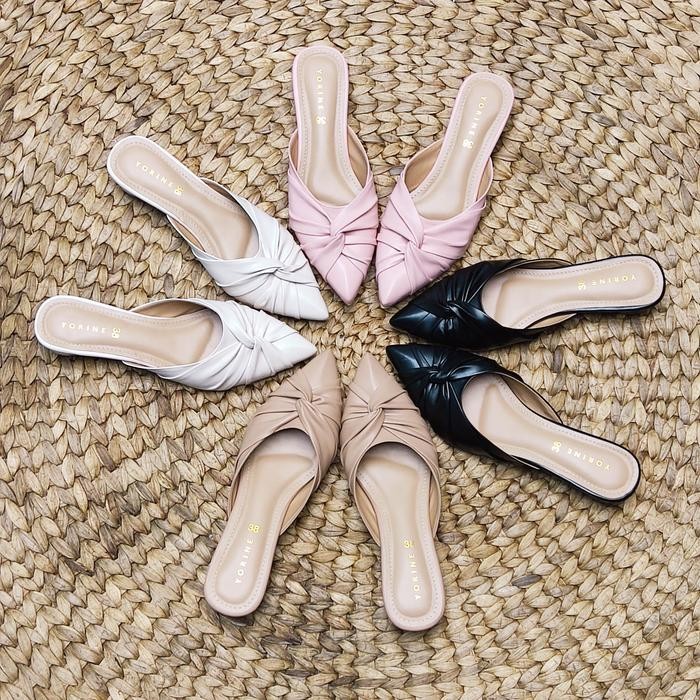 Sandal Wanita Zeva Mules 3 Cm Mother /Yorine -Gratisongkir