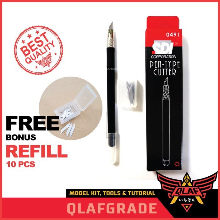 

AT Pen Cutter SDI 0491 + Refill 10pcs