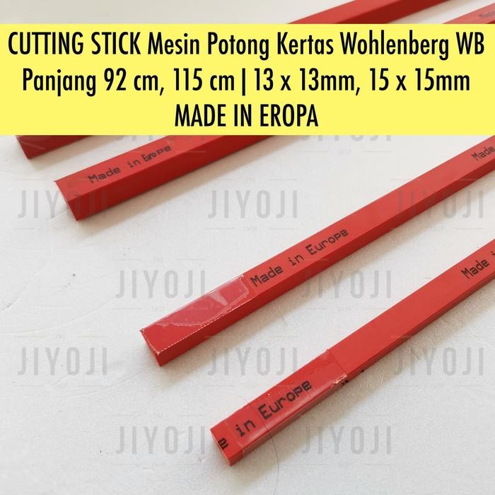 

AT Cutting Stick Tatakan Mesin Potong Kertas Wohlenberg Merah WB 92 & 115
