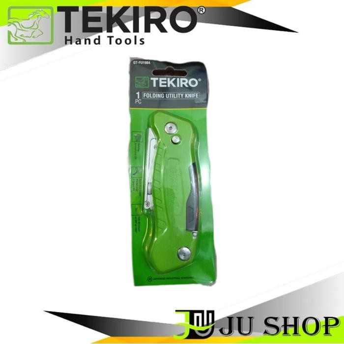 

AT TEKIRO FOLDING UTILITY KNIFE GT-FU1984/Pisau Cutter Lipat Multifungsi