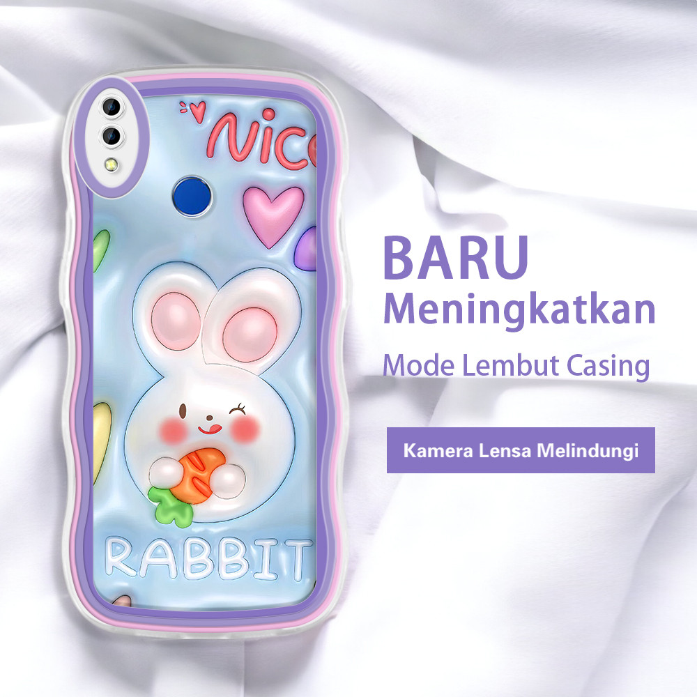 jinsouwe Realme 2 3 pro C2 C2S C61 C63 C65 C67 12LITE C75 A1K terbaru casing HP  Pola 3D es krim Poc