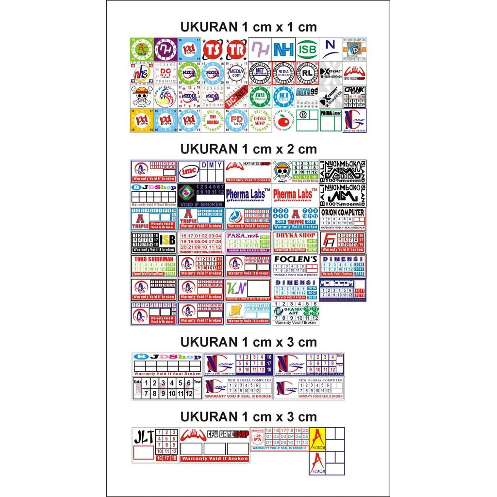 

AT Cetak Stiker Segel Full Colour