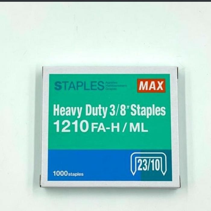

AT ISI STAPLES MAX 1210FA-H/ ML 23/10 PEMBELIAN MINIM 10