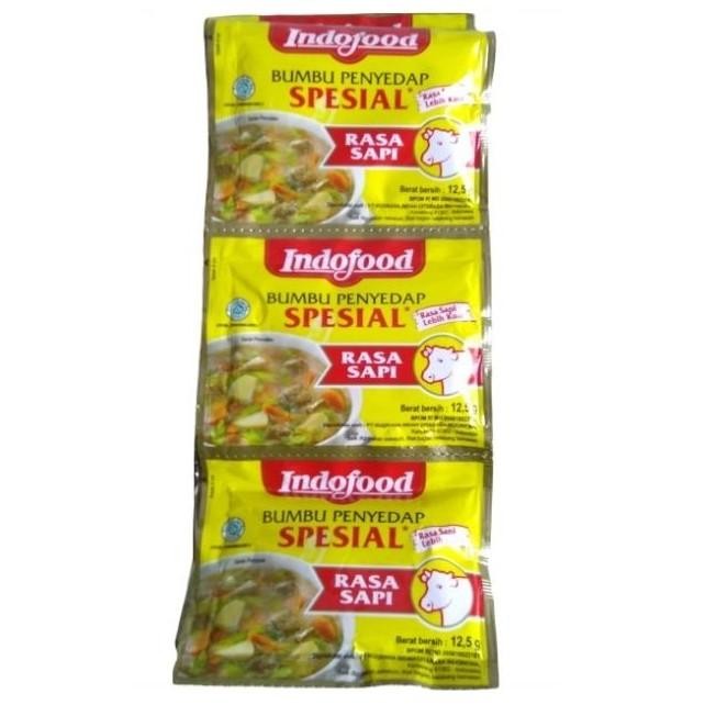 

(Expert) INDOFOOD BUMBU PENYEDAP SPESIAL 12,5gr RASA SAPI AYAM KAMPUNG 10gr