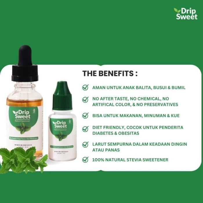 

(Expert) DripSweet Gula Stevia Pemanis Alami Cair 30ml