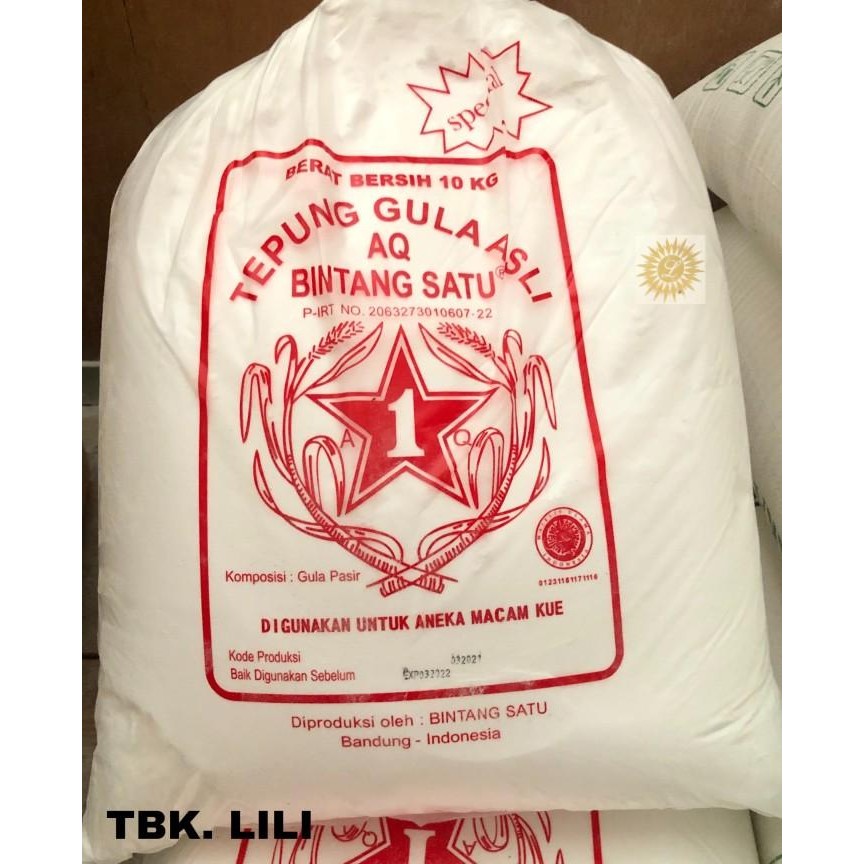 

(Expert) Gula Halus Bintang Satu Tepung Gula Asli