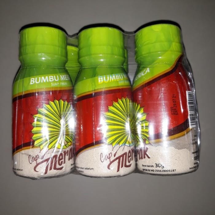 

(Expert) Lada Putih Bubuk Cap Merak 6 Btl