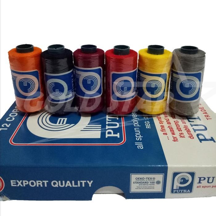 

AT Benang Jahit 500 Yards Per Lusin Putra Warna Warni