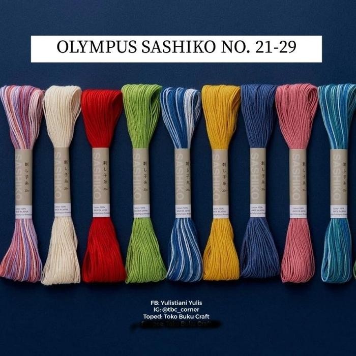 

AT Benang sashiko Olympus polos (21-29)