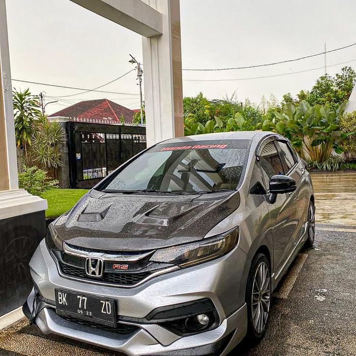 kap mesin carbon all new jazz GK5 Js racing