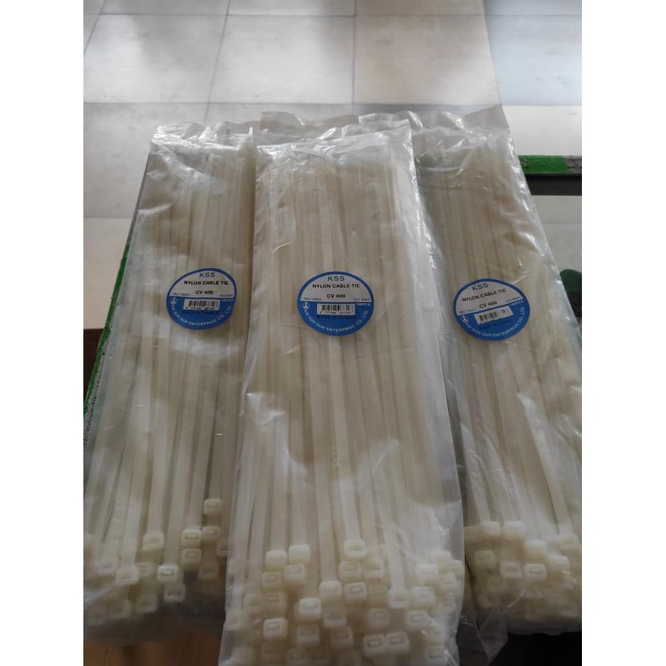

Kss Cv400 Cv-400 Kabel Ties 40Cm X 7.6Mm Murah Hitam Putih Ready