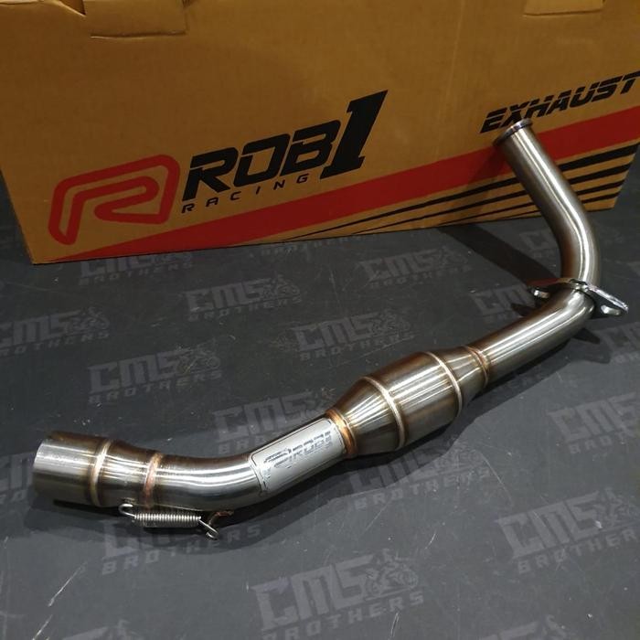 Knalpot Rob1 Robi Standard Racing Megabomb Stainless Honda Adv 150 Ori